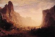 Albert Bierstadt Albert Bierstadt Looking Down Yosemite Valley oil painting